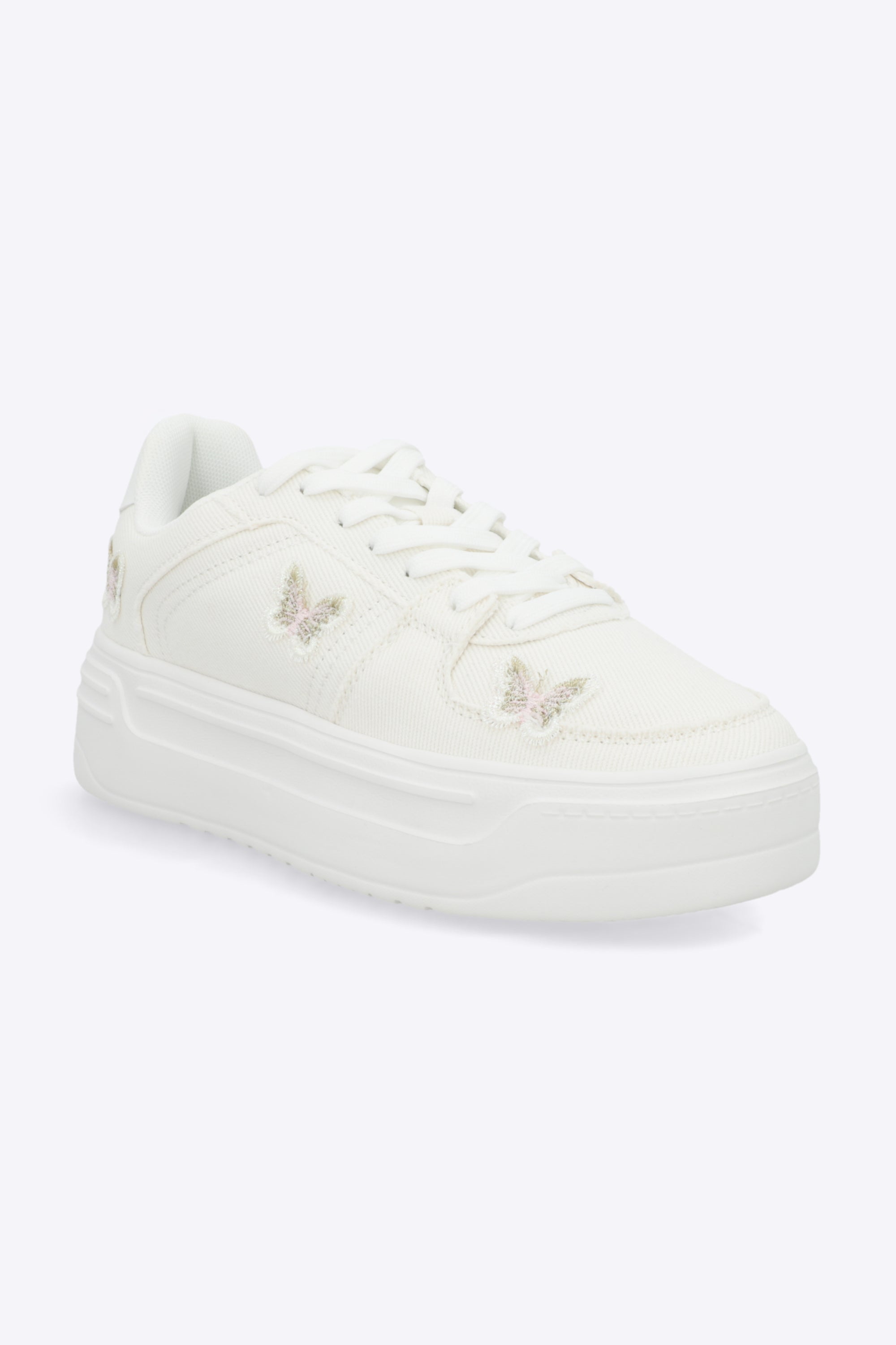Tenis causal denim mariposas