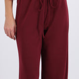 Pantalón amplio detalle jareta