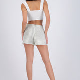 Short mini rayas