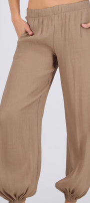 Pantalón globo detalle jareta