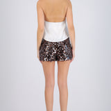 Short lentejuelas compuestas
