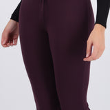 Pantalón flare tejido detalle jareta