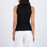 Top escote gota con alamar