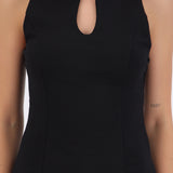 Top escote gota con alamar