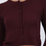 Cardigan bolsas detalle onda