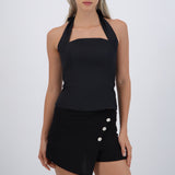 Top halter detalle pinzas
