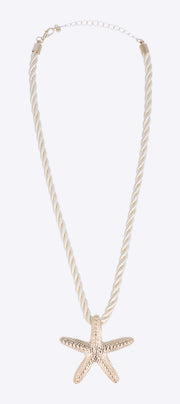 Collar cuerda dije mar