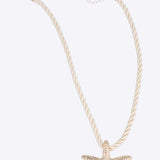 Collar cuerda dije mar