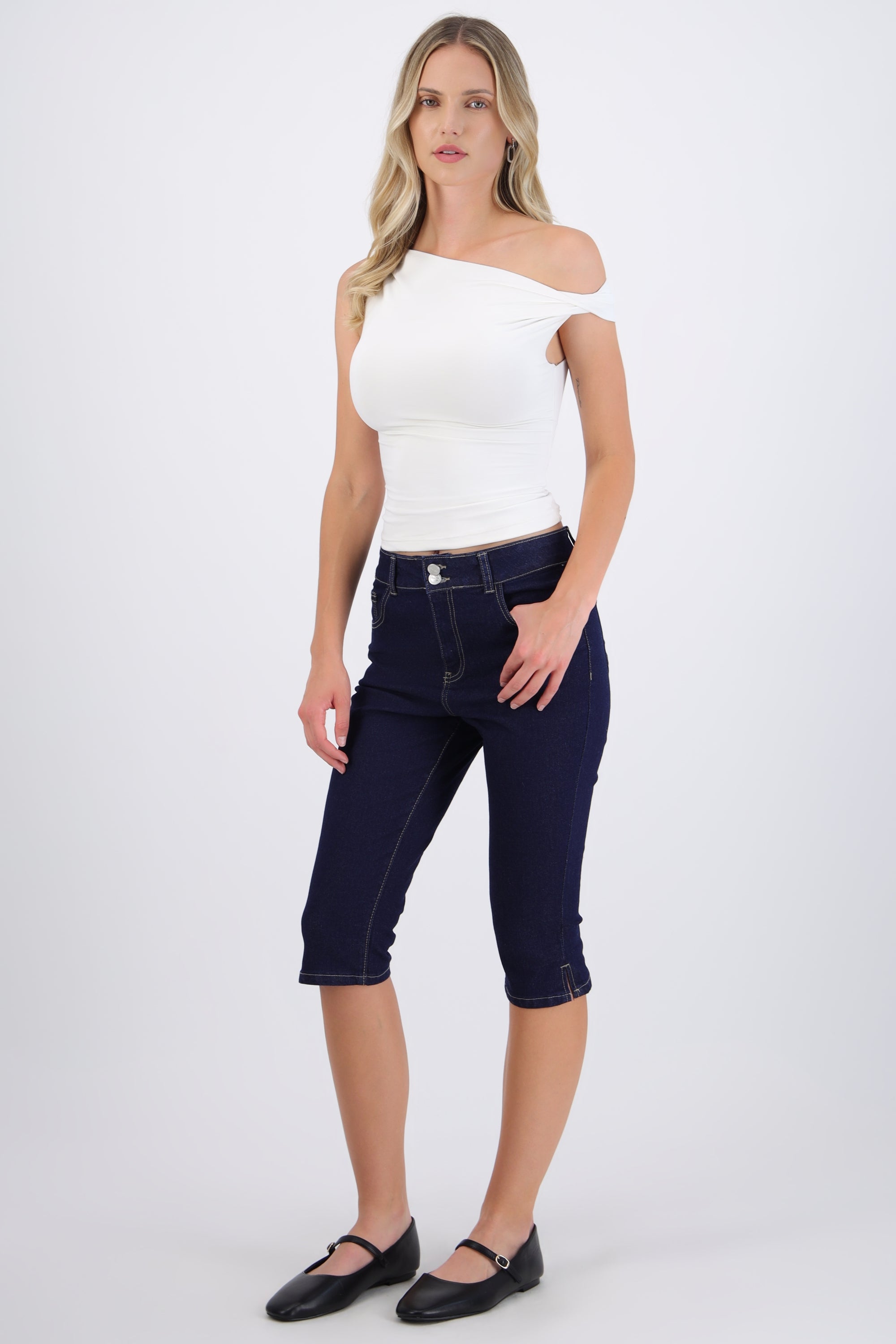 Jeans capri slim