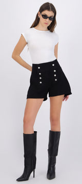 Short denim napoleonico