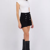 Short denim napoleonico