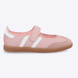 Tenis flat dos lineas satin