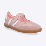 Tenis flat dos lineas satin
