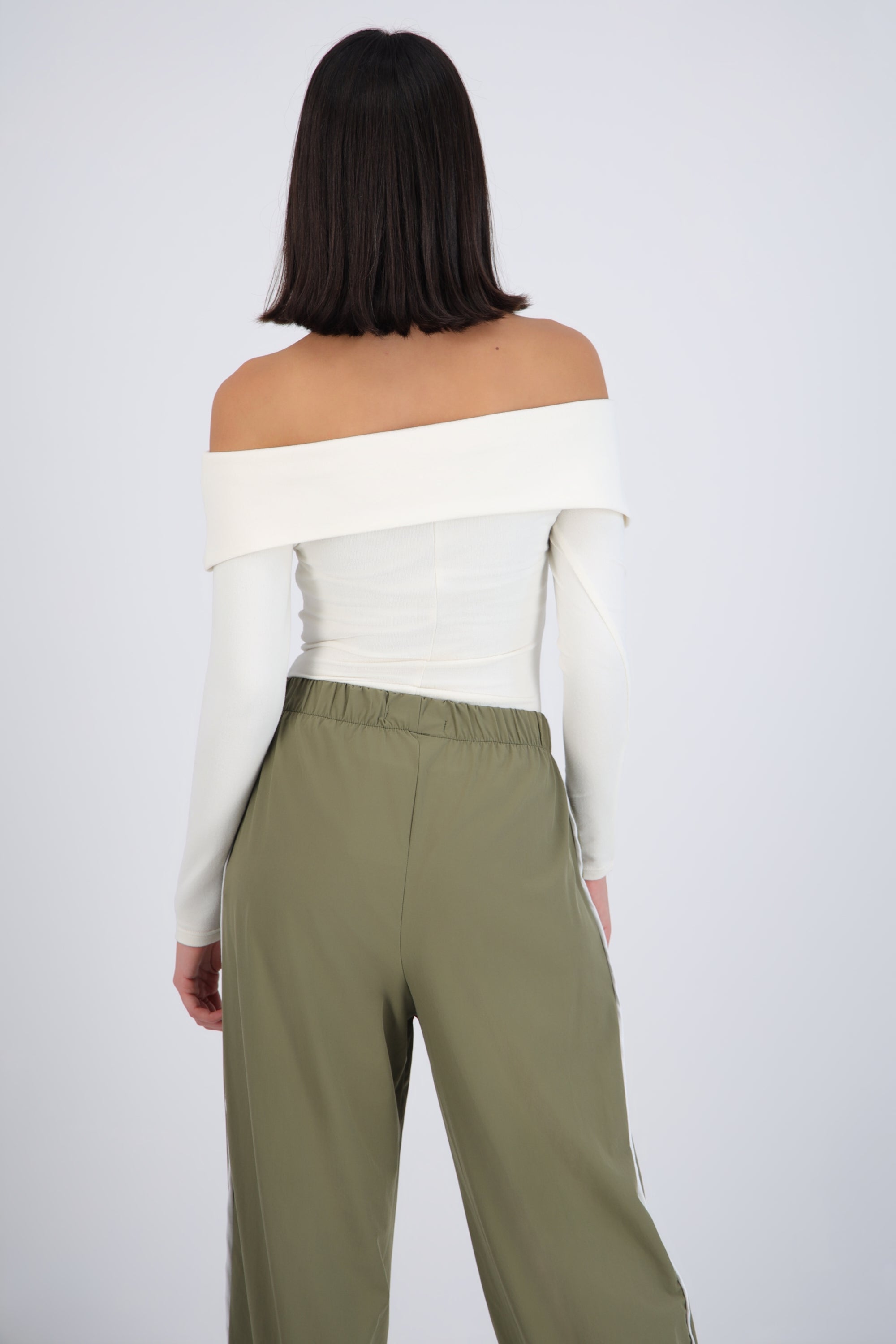 Bodysuit off shoulder tacto tela
