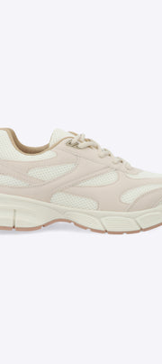 Tenis runner lineas durazno