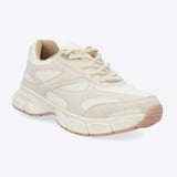 Tenis runner lineas durazno