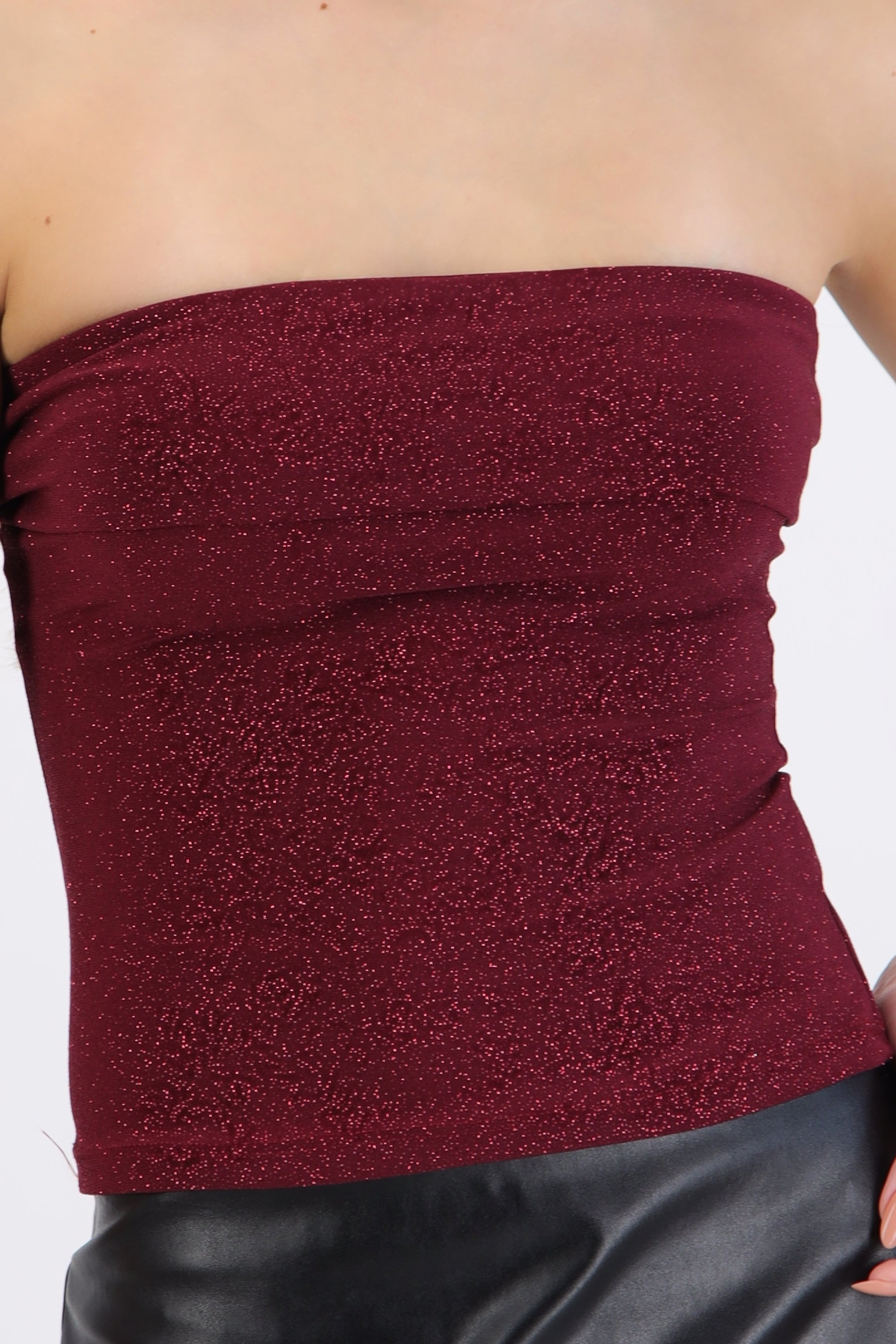 Top tubo brillos