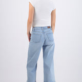 Jeans cropped desgaste