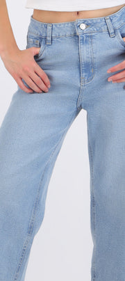 Jeans cropped desgaste