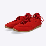 Tenis flat agujeta cruzada