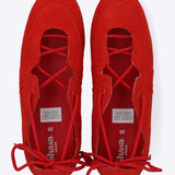 Tenis flat agujeta cruzada