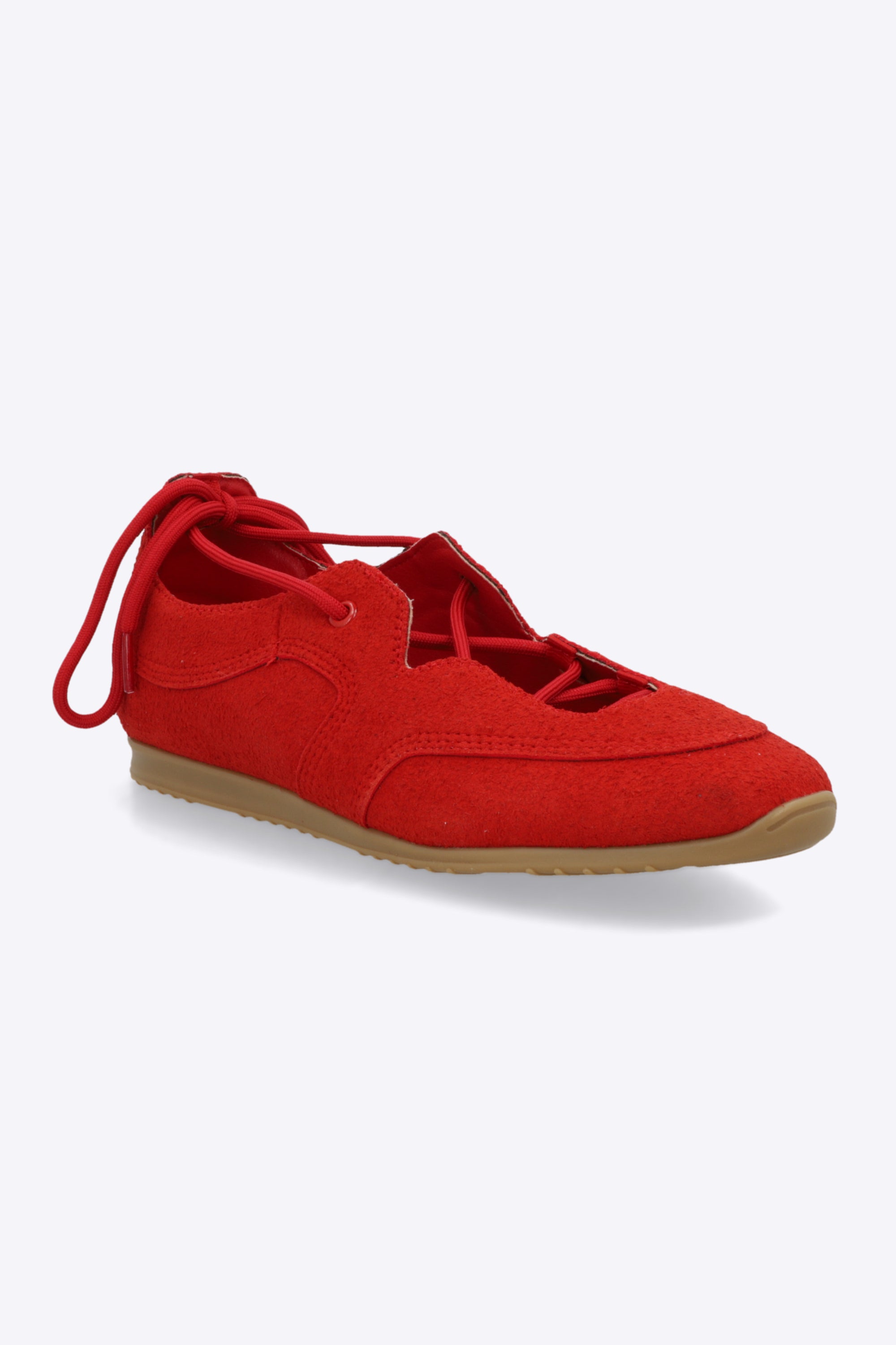 Tenis flat agujeta cruzada