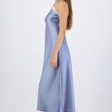 Vestido halter detalle encaje