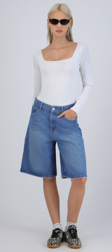 Denim jorts básicos