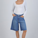 Denim jorts básicos