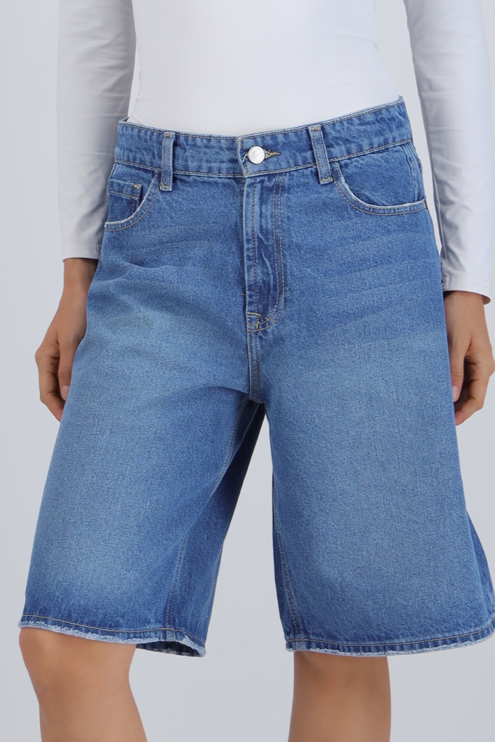 Denim jorts básicos