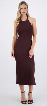 Vestido halter bodycon