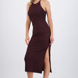 Vestido halter bodycon