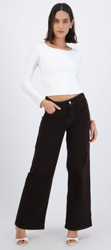 Jeans wide leg straight