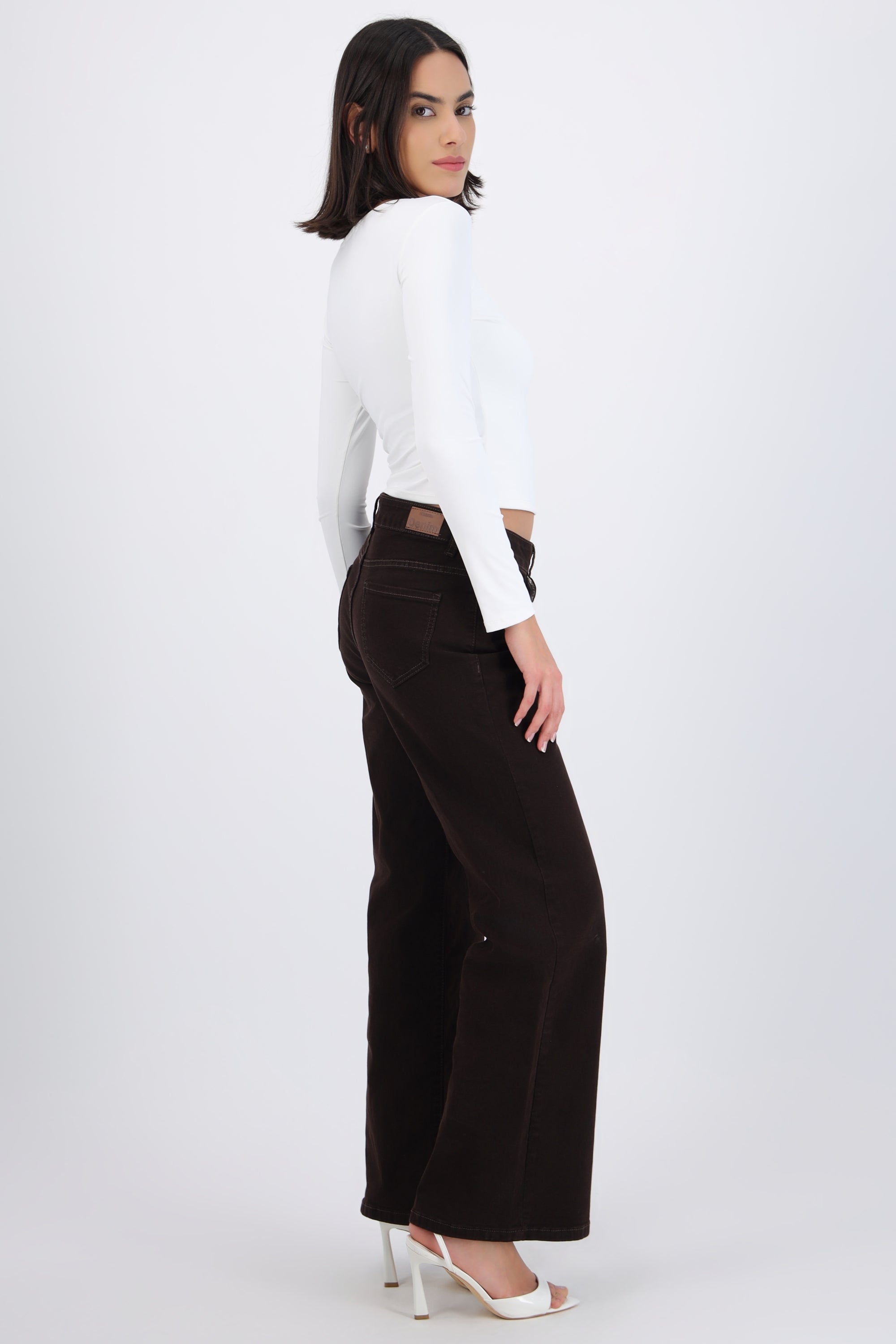 Jeans wide leg straight