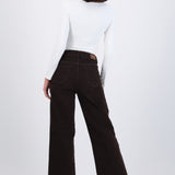 Jeans wide leg straight