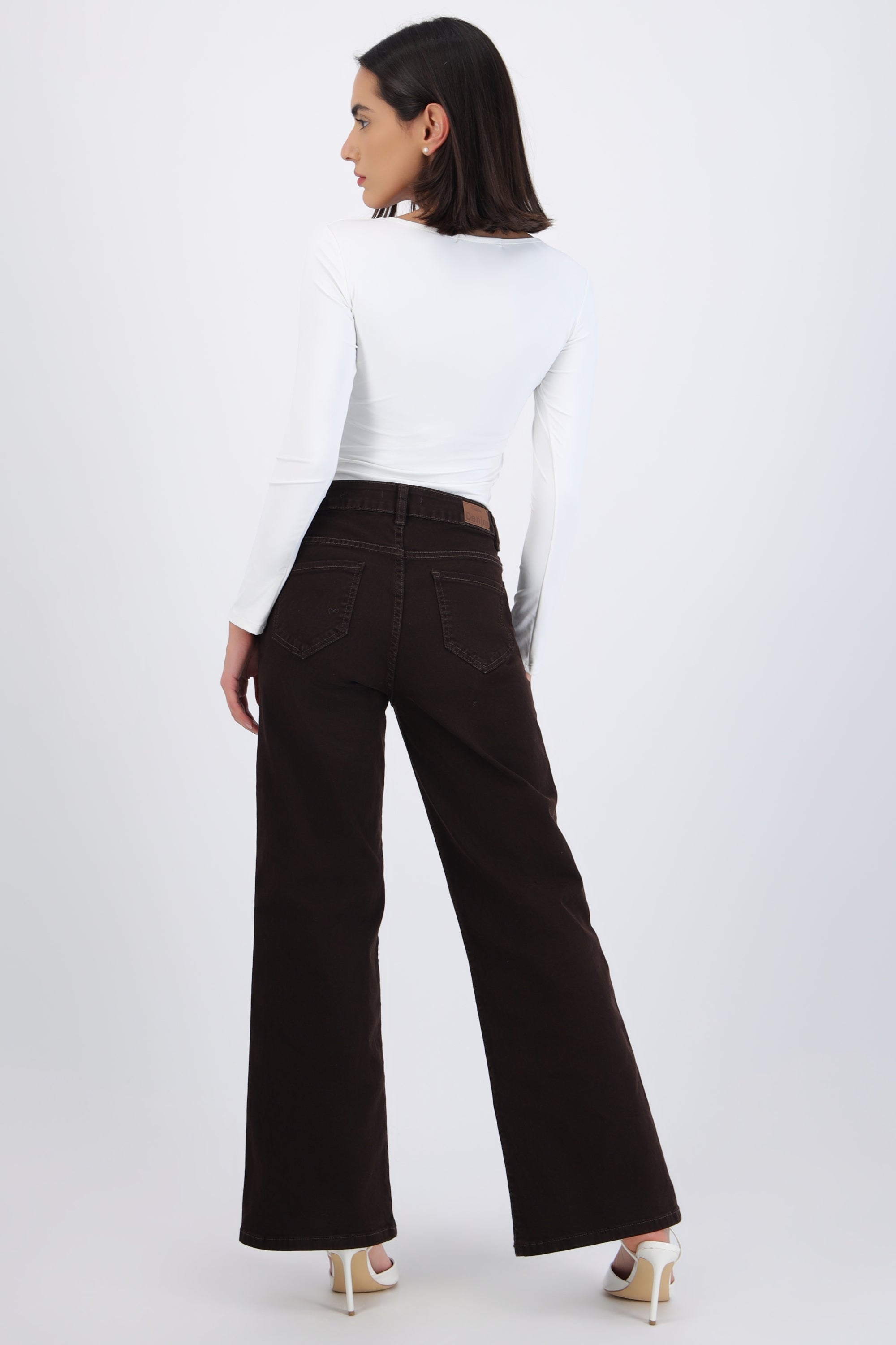 Jeans wide leg straight