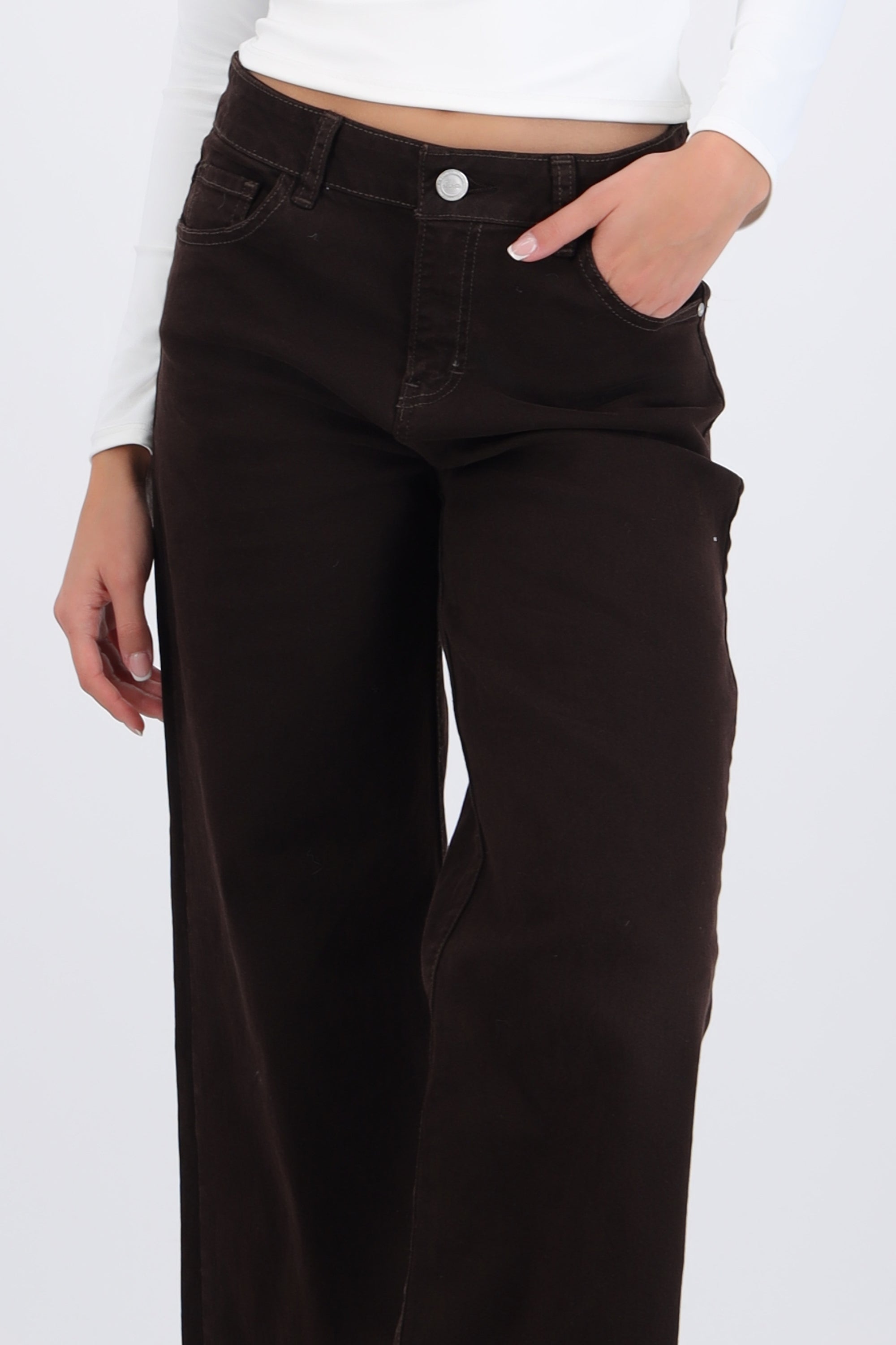 Jeans wide leg straight
