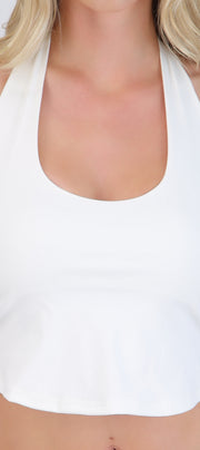 Top halter liso