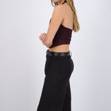 Top halter liso