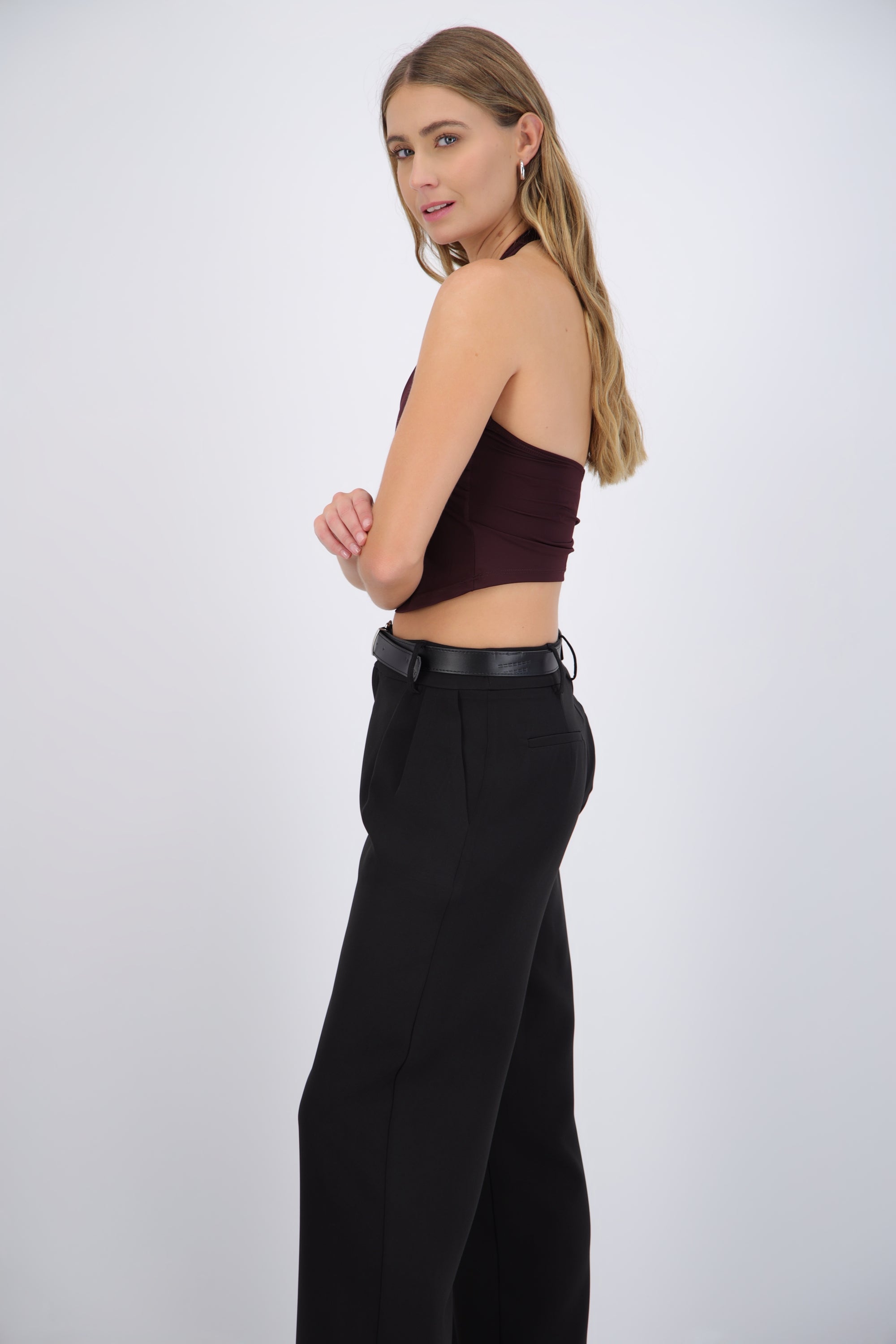 Top halter liso