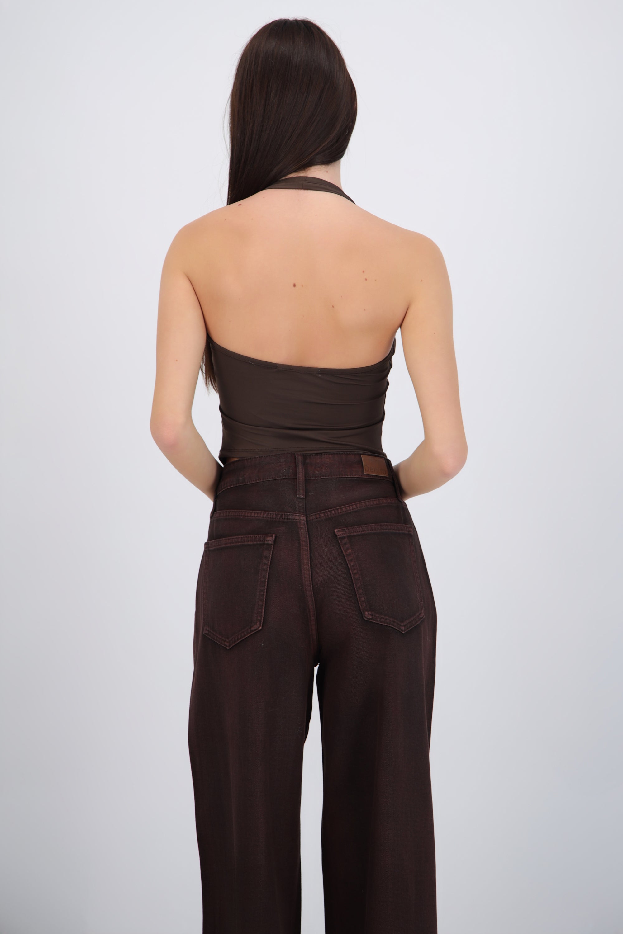 Top halter liso