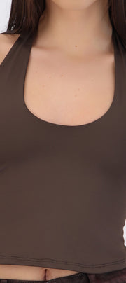 Top halter liso