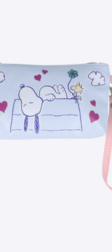 Clutch con jareta snoopy casa