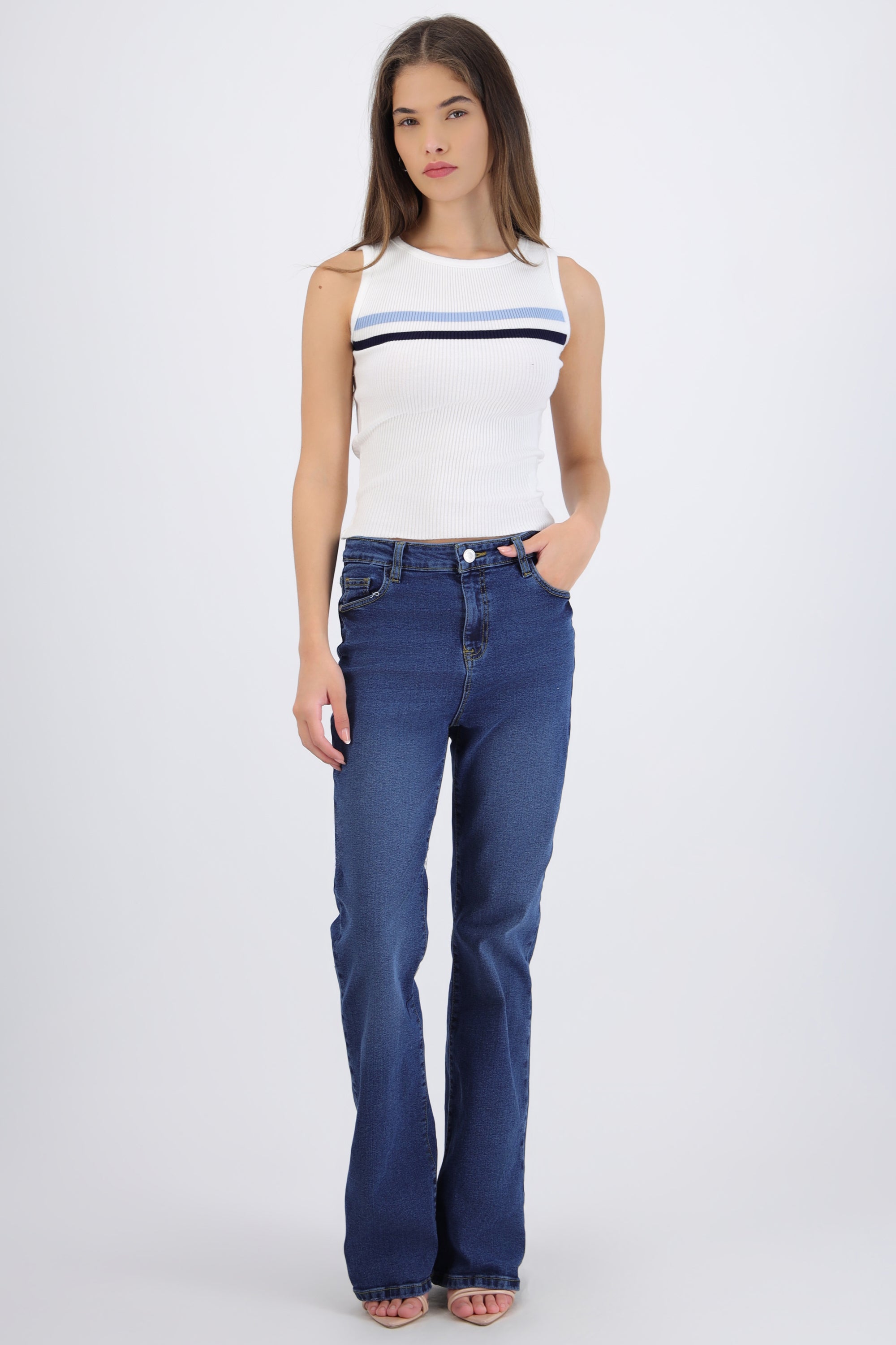 Jeans flare slim