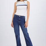 Jeans flare slim