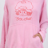 Maxi sudader cozy bordada rosita fresita