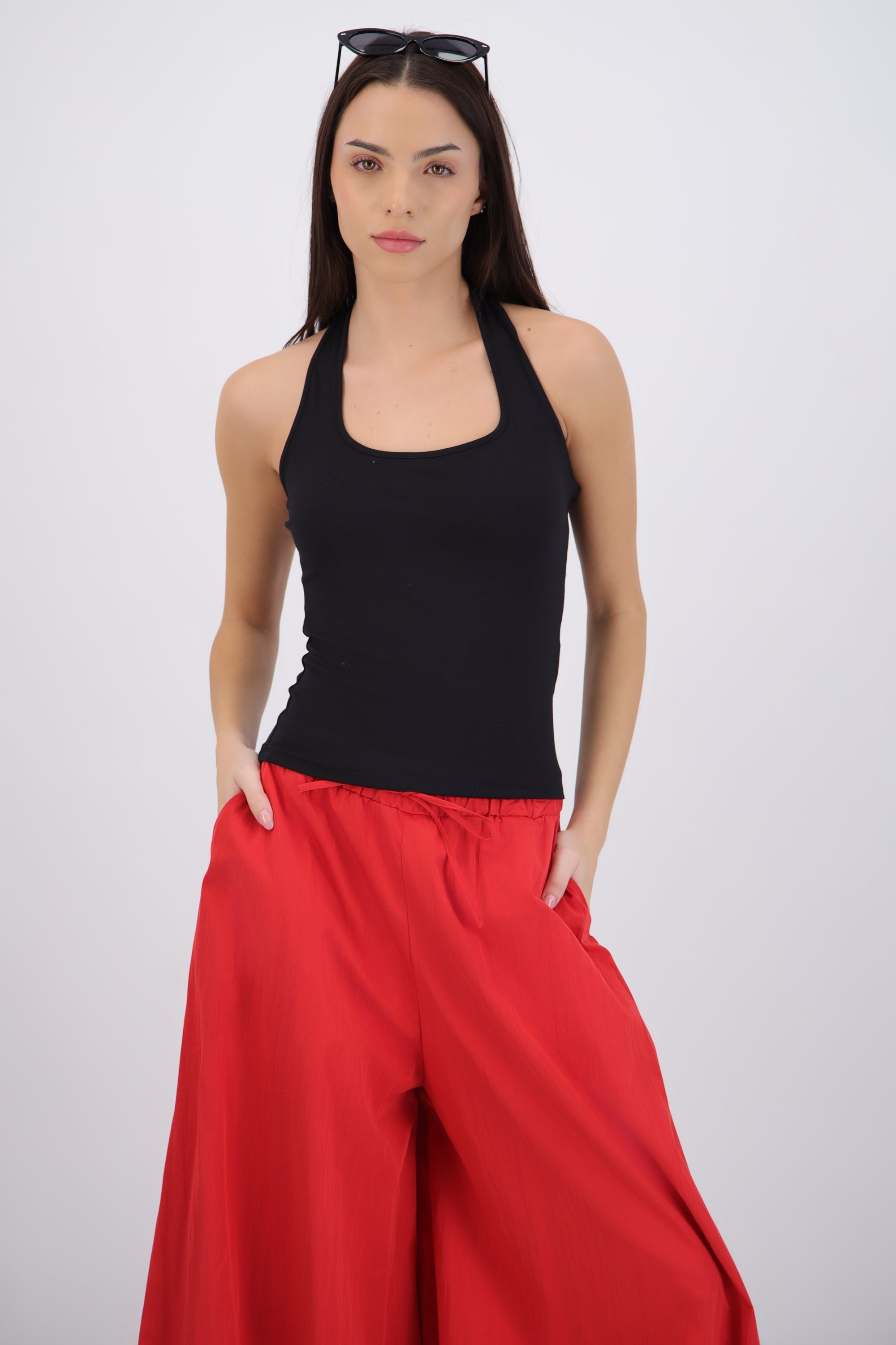 Top halter liso
