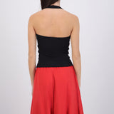 Top halter liso