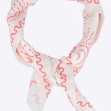 Pañuelo print suluetas conchitas