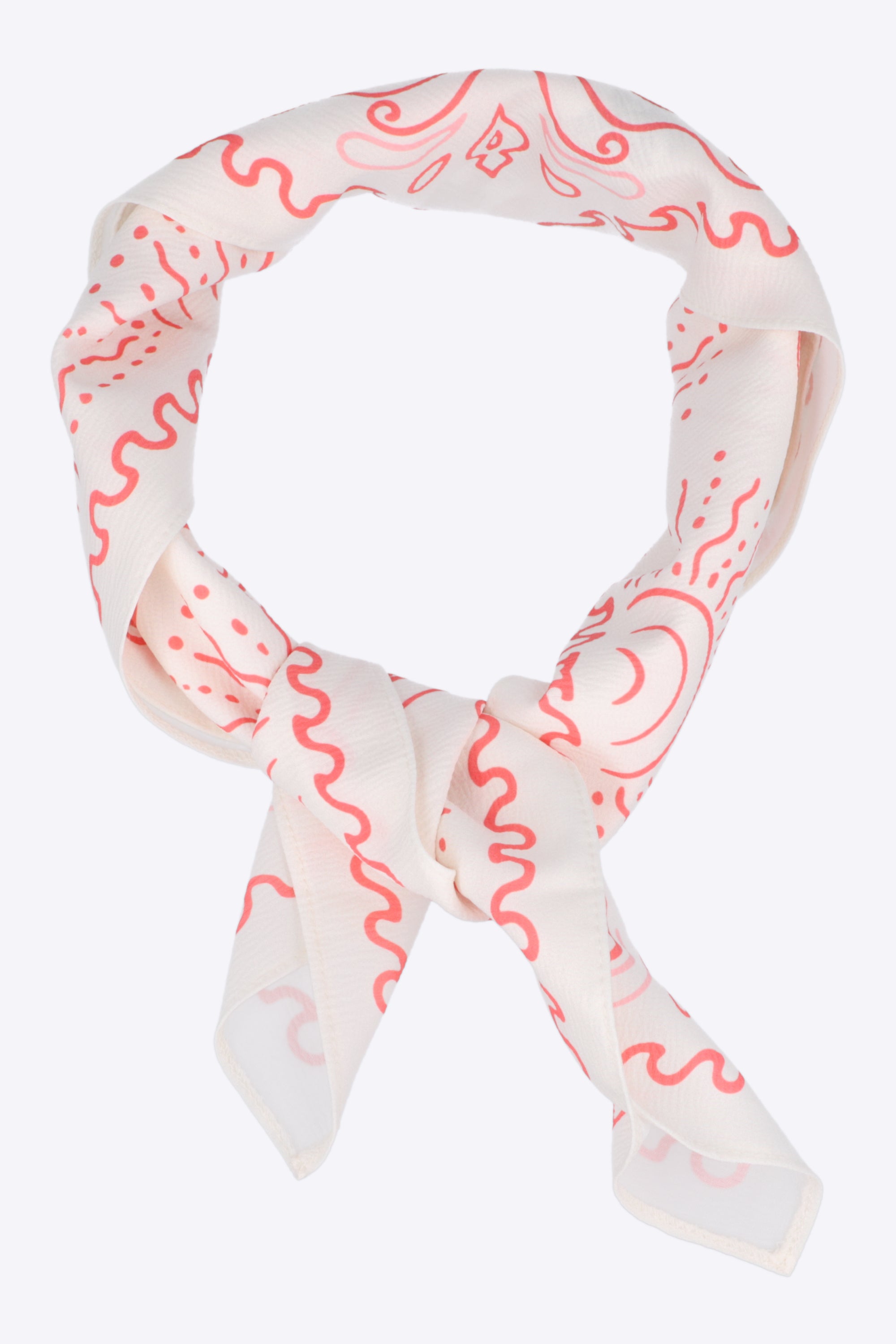 Pañuelo print suluetas conchitas